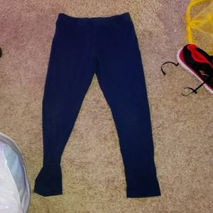 Navy blue leggings
